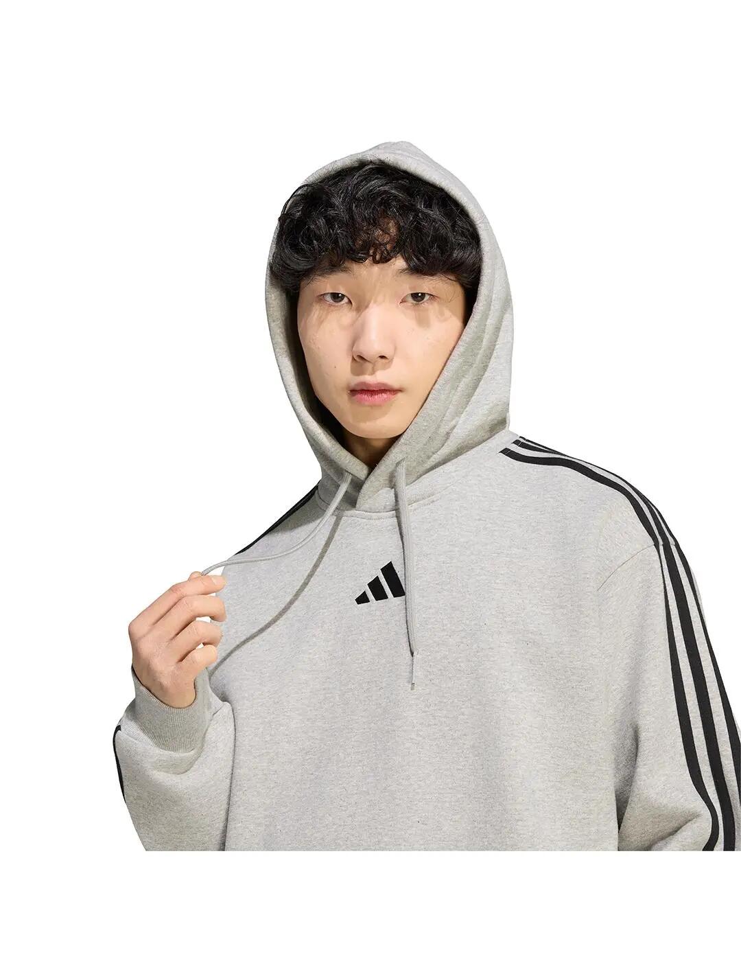 Pulls polaires pour hommes Adidas Essentials Gris 4/6