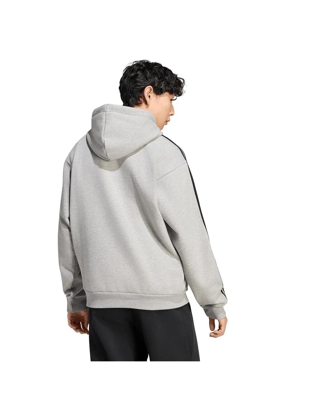 Pulls polaires pour hommes Adidas Essentials Gris 3/6