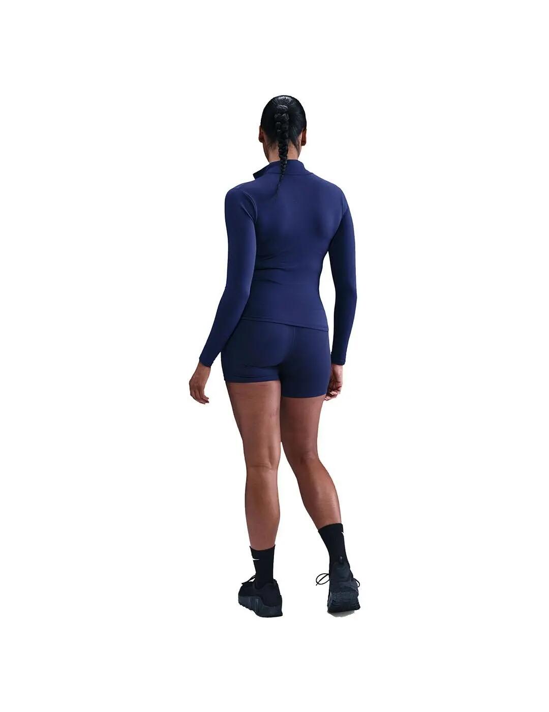 Sweatshirts Fleece für Damen Nike One fitted Marineblau. 2/5