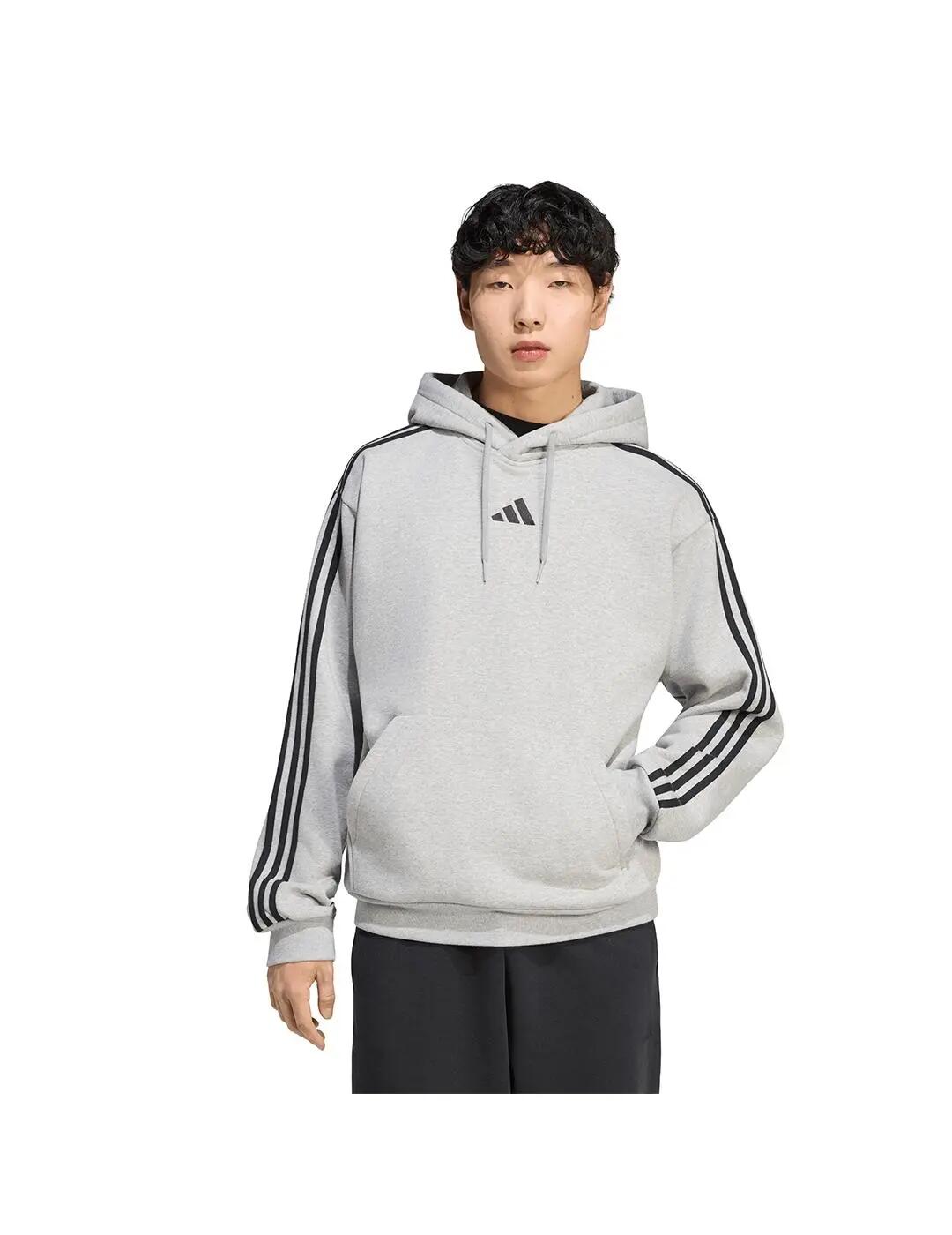 Pulls polaires pour hommes Adidas Essentials Gris 2/6