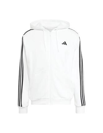 Sweat-shirts polaires pour homme Adidas 3 bandes Blanc.