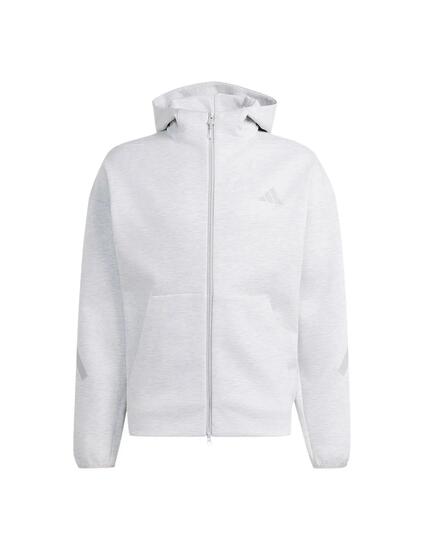 Pulls molletonnés pour hommes Adidas Zne gris.