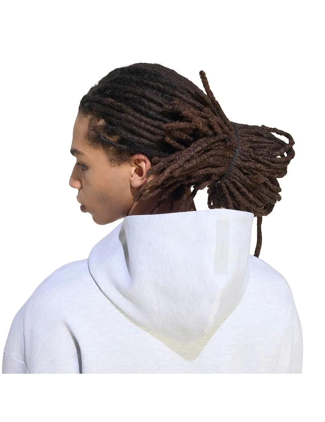 Pulls molletonnés pour hommes Adidas Zne gris. 5/6