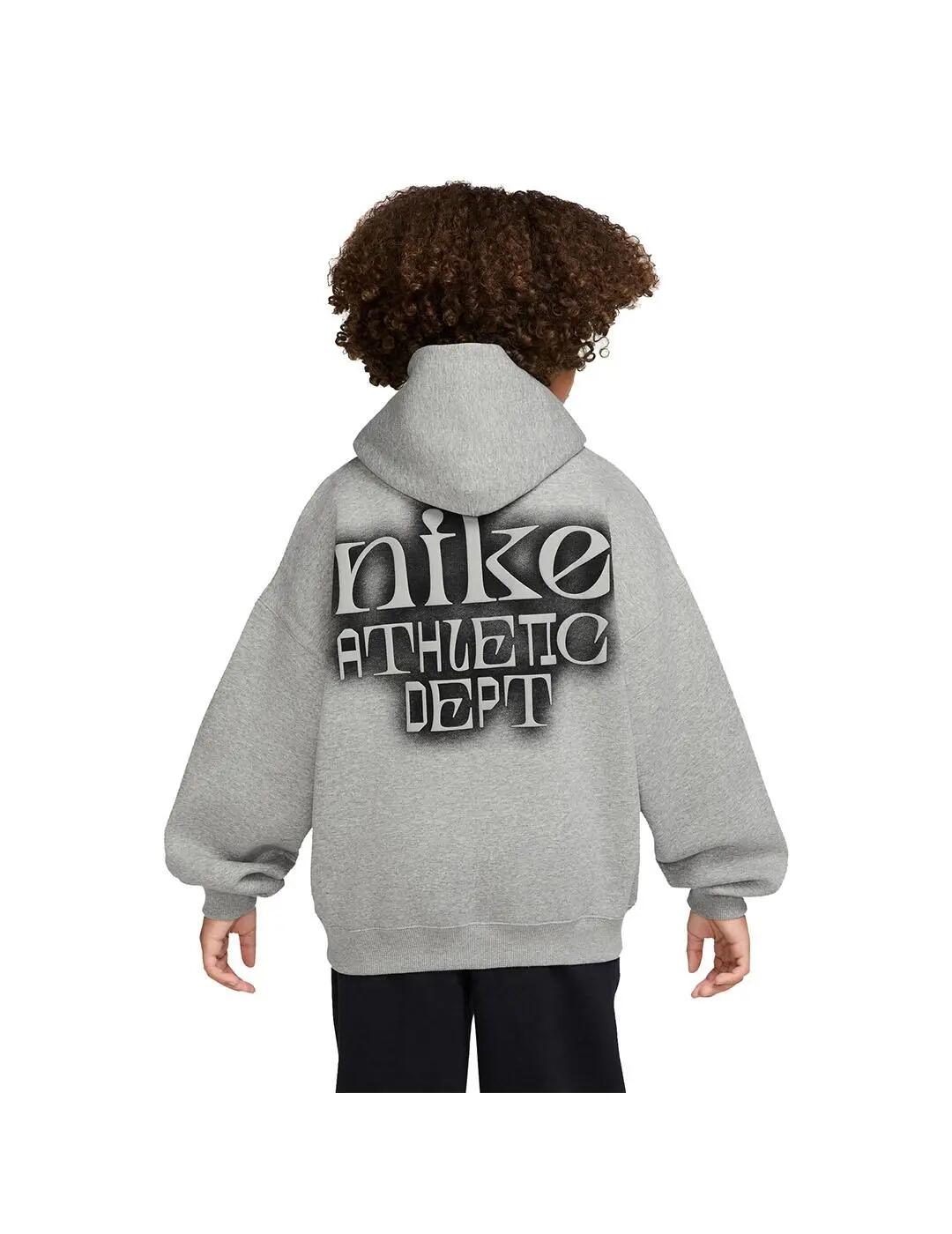 Sudaderas jerseys polares para Niño Nike Club Gris 2/4