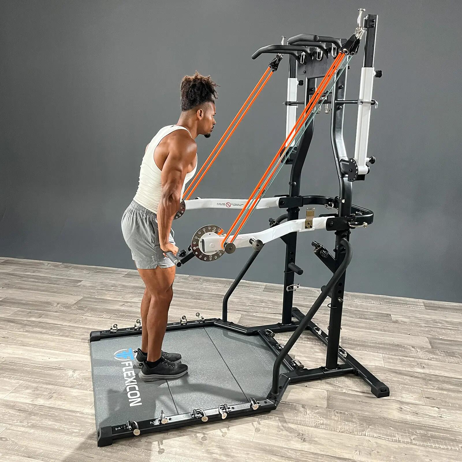 Krachtstation - Krachttraining - Taurus Flexicon - Verstelbaar, met physiotubes 3/4