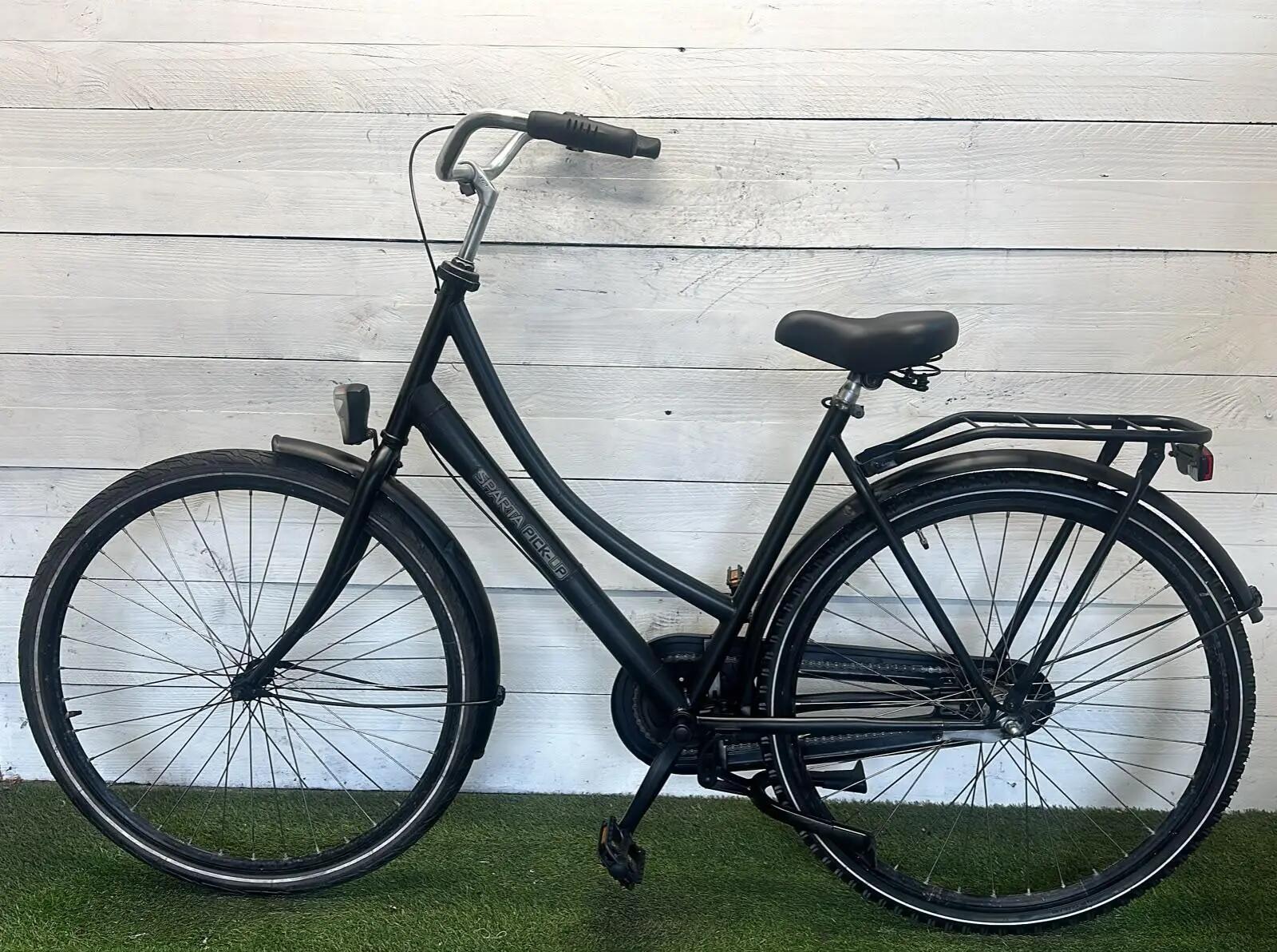 Second Life - Gereviseerd Sparta moederfiets stadsfiets bike, zwart 2/2