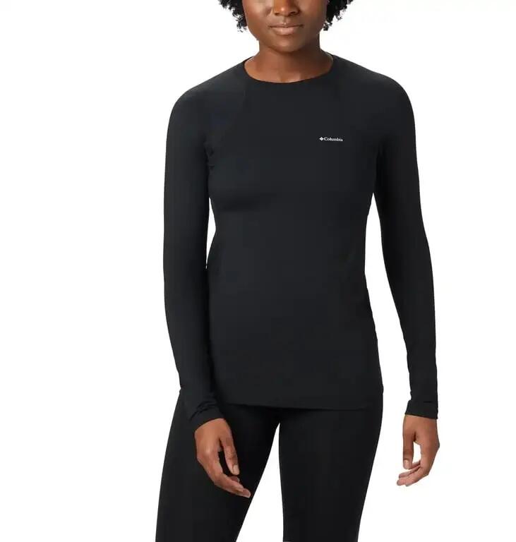 Tricou alpinism 1639021011 cu mânecă lungă negru damă