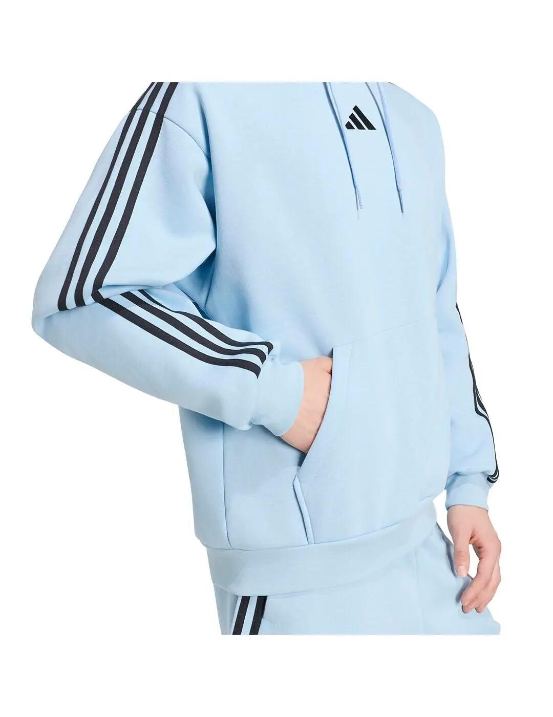 Sweat-shirts polaires pour hommes Adidas Essentials Bleu. 5/5