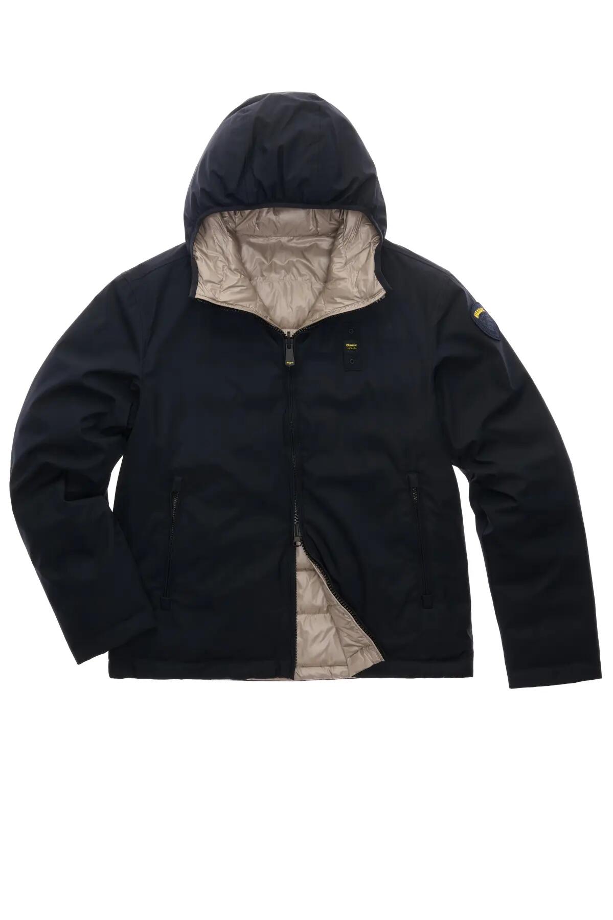 Giacca Blauer Modello Ballard Colore Blu 4/5