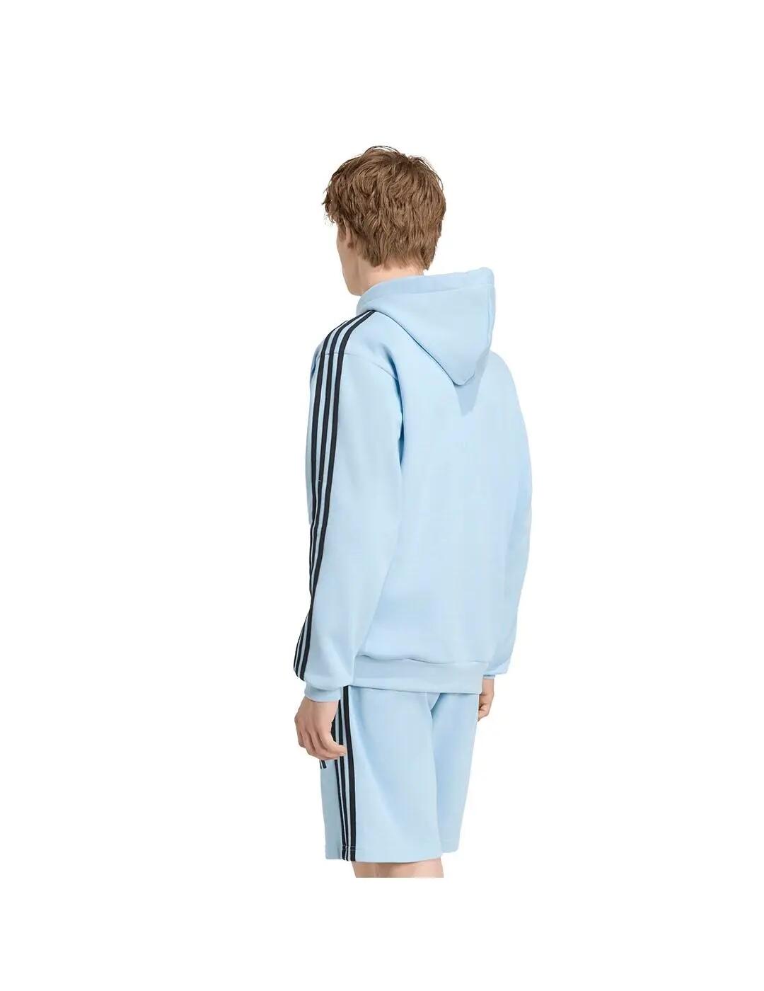 Sweat-shirts polaires pour hommes Adidas Essentials Bleu. 3/5