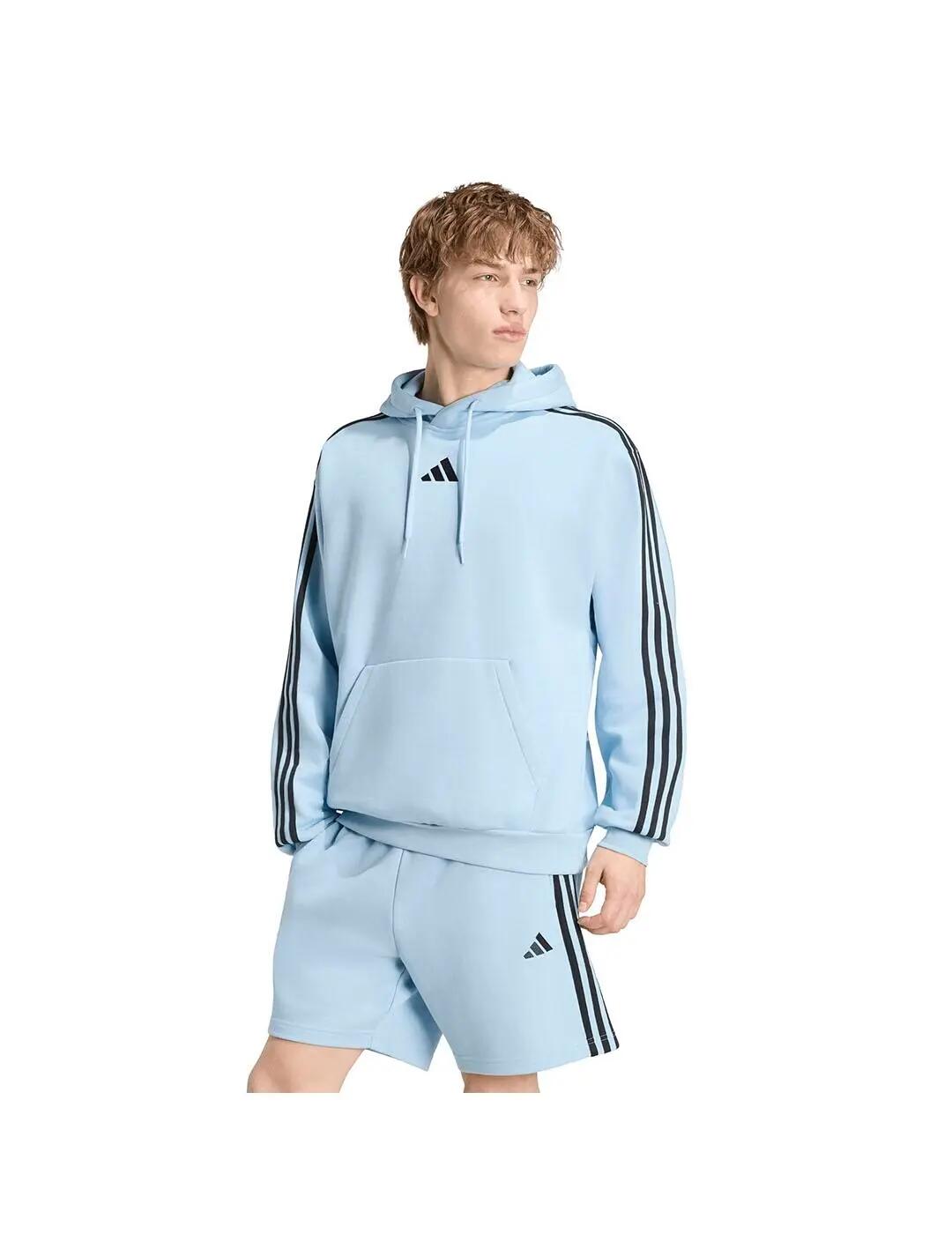Sweat-shirts polaires pour hommes Adidas Essentials Bleu. 2/5