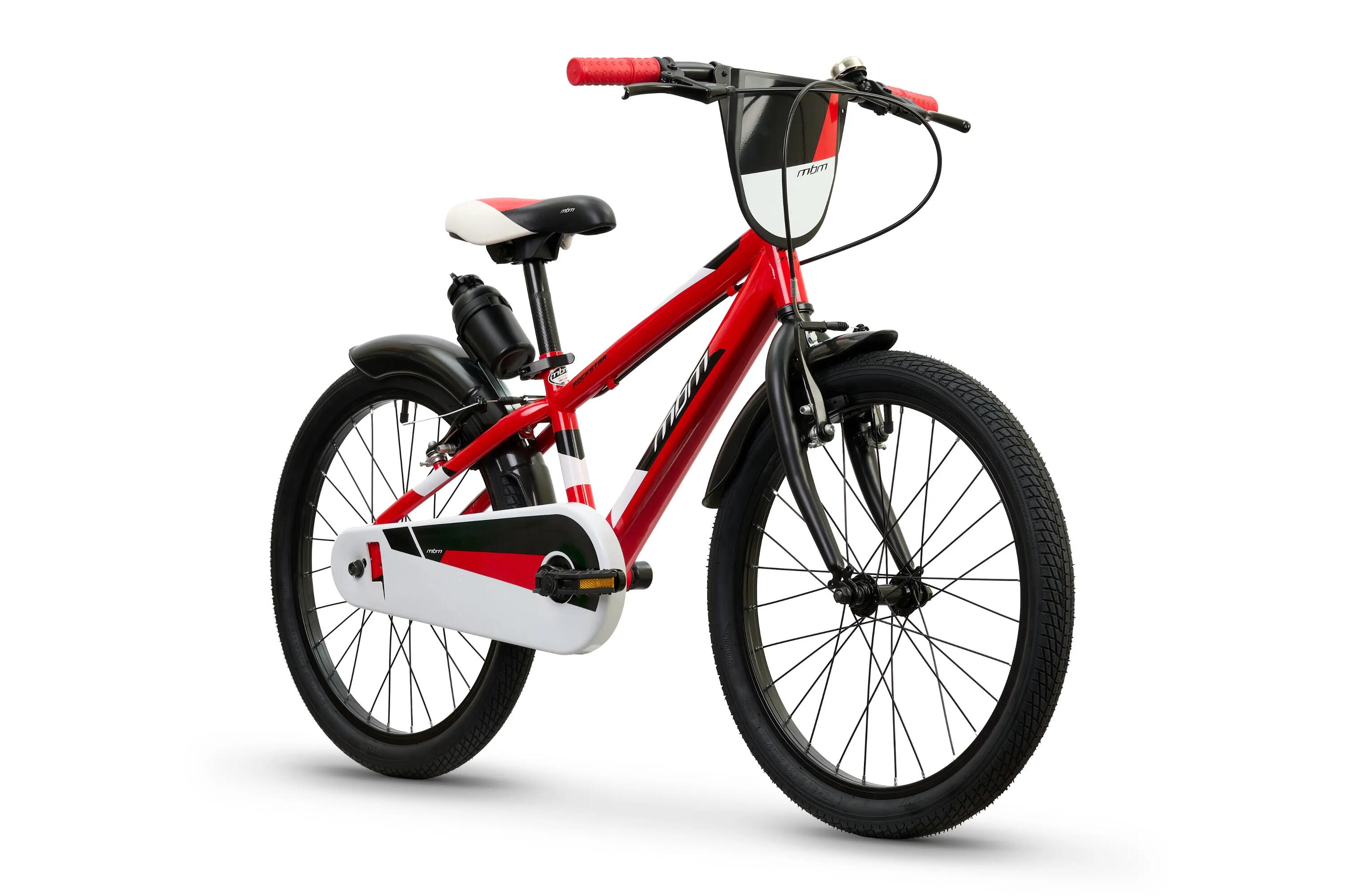 Rower Dziecięcy ROCKSTAR 20" z Bidonem Lekki Czerwony 2/6