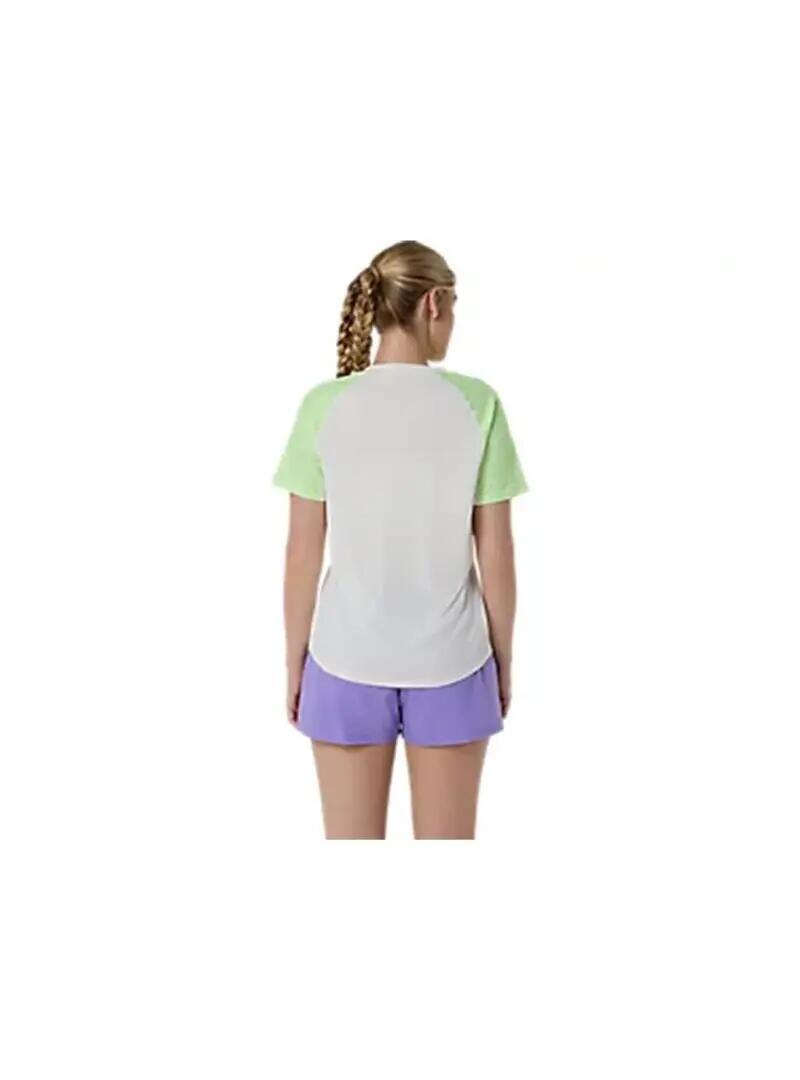 Camiseta para Hombre Asics Court all over Verde 2/5