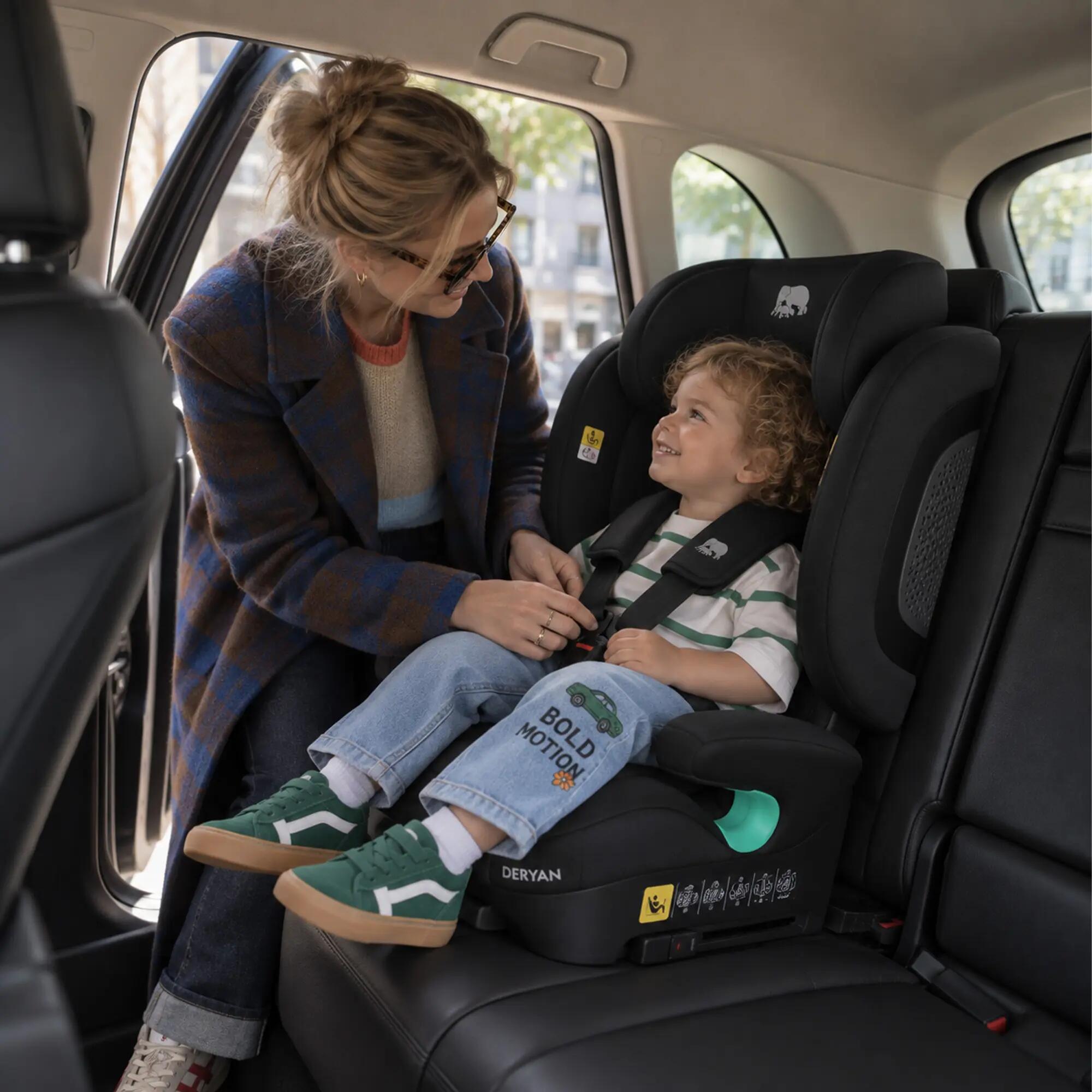 Cleo Autokindersitz 76-150 cm - Kindersitz mit ISOFIX - Klappbar 2/7