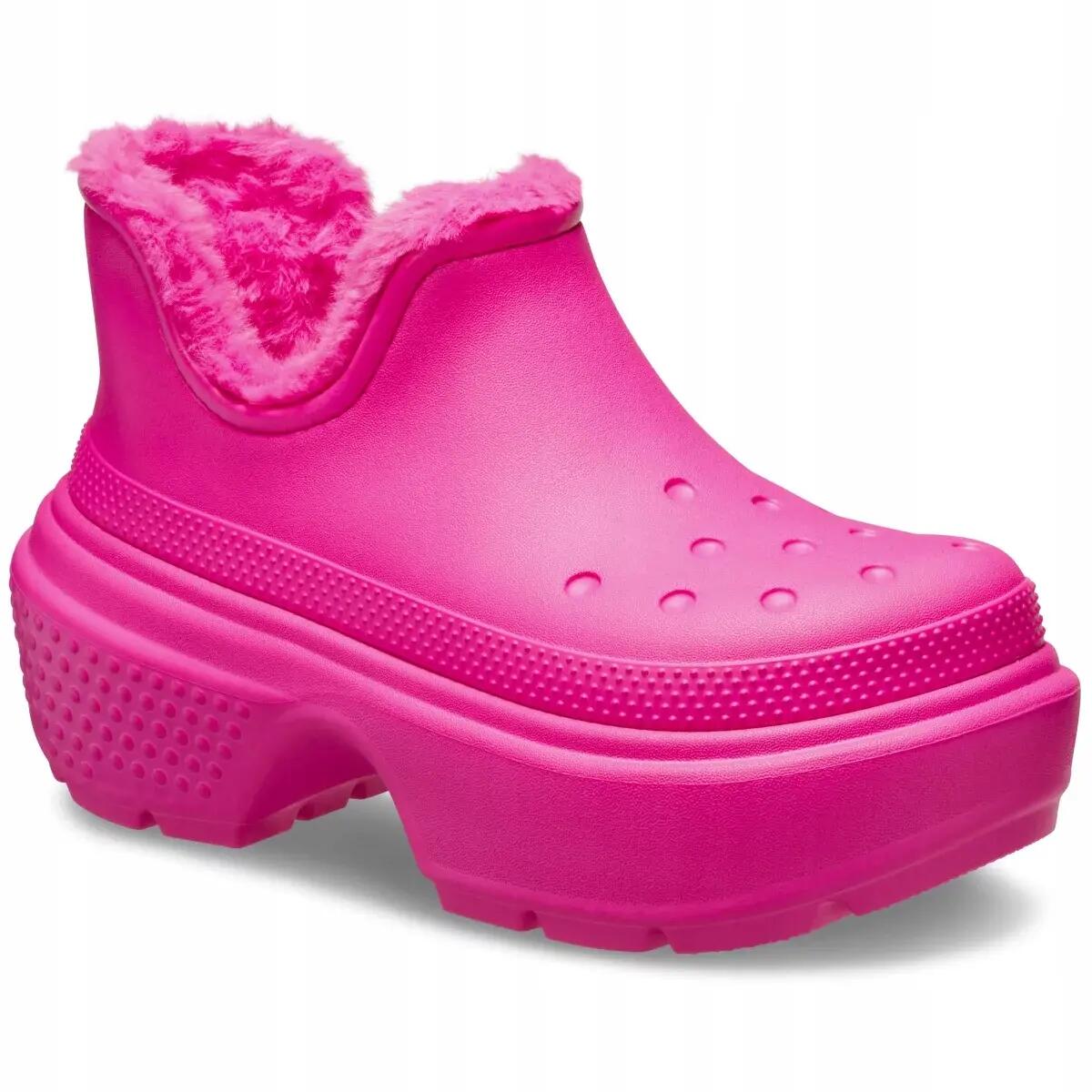 Crocs Női Téli Csizma Stomp Lined Shorty Boot 1/6