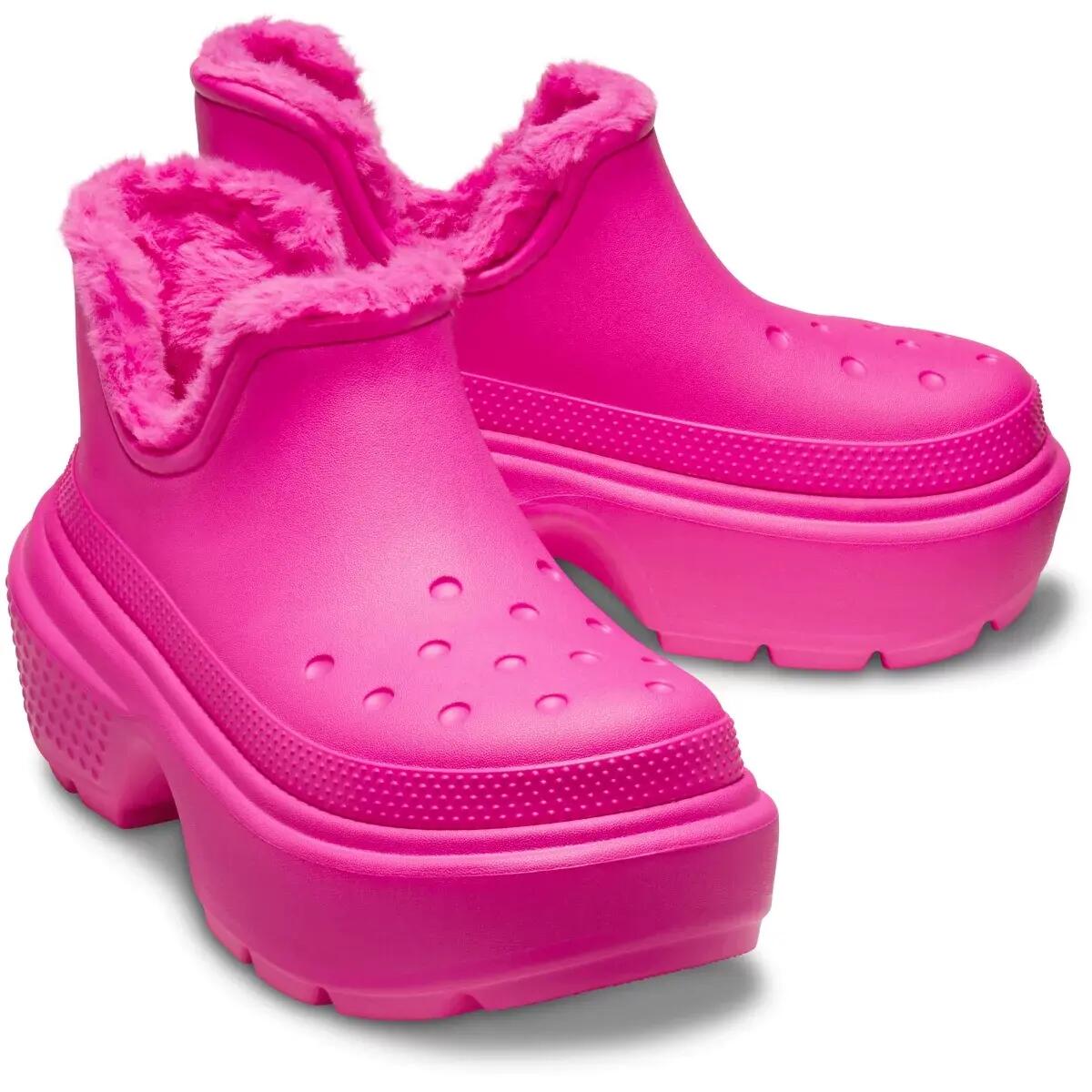 Crocs Női Téli Csizma Stomp Lined Shorty Boot 2/6