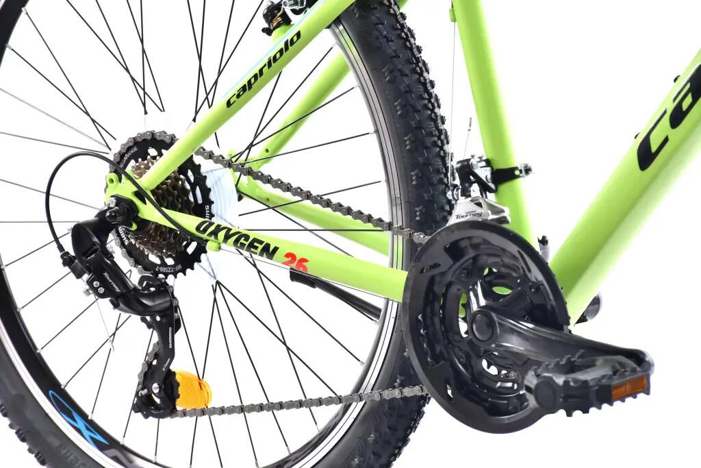 Capriolo Oxigen 26" gyerek MTB kerékpár 16" Neonzöld 6/6
