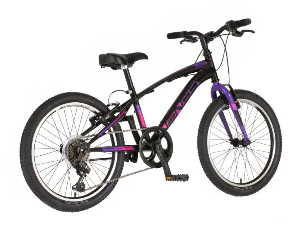 Explorer Arcadia 20 gyerek kerékpár Fekete-Lila 3/5