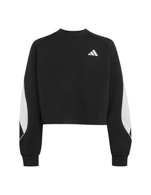 Felpe in pile per ragazza Adidas Stadium Nero.