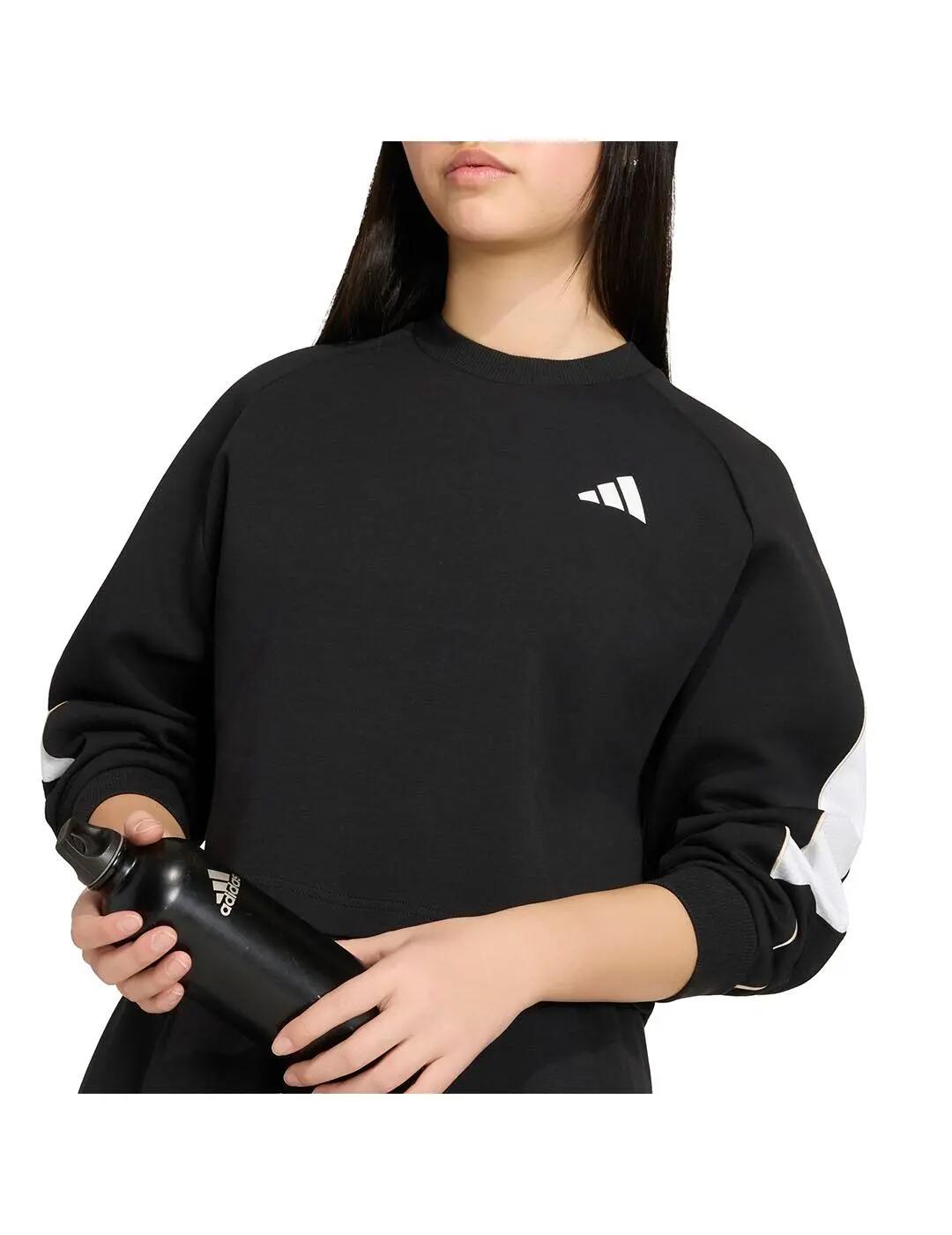 Sweat-shirts polaires pour fille Adidas Stadium Noir. 5/6
