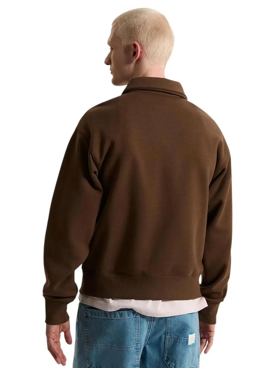 Camisolas de lã polar para Homem Vans Polo vans fleece Marrom. 4/6