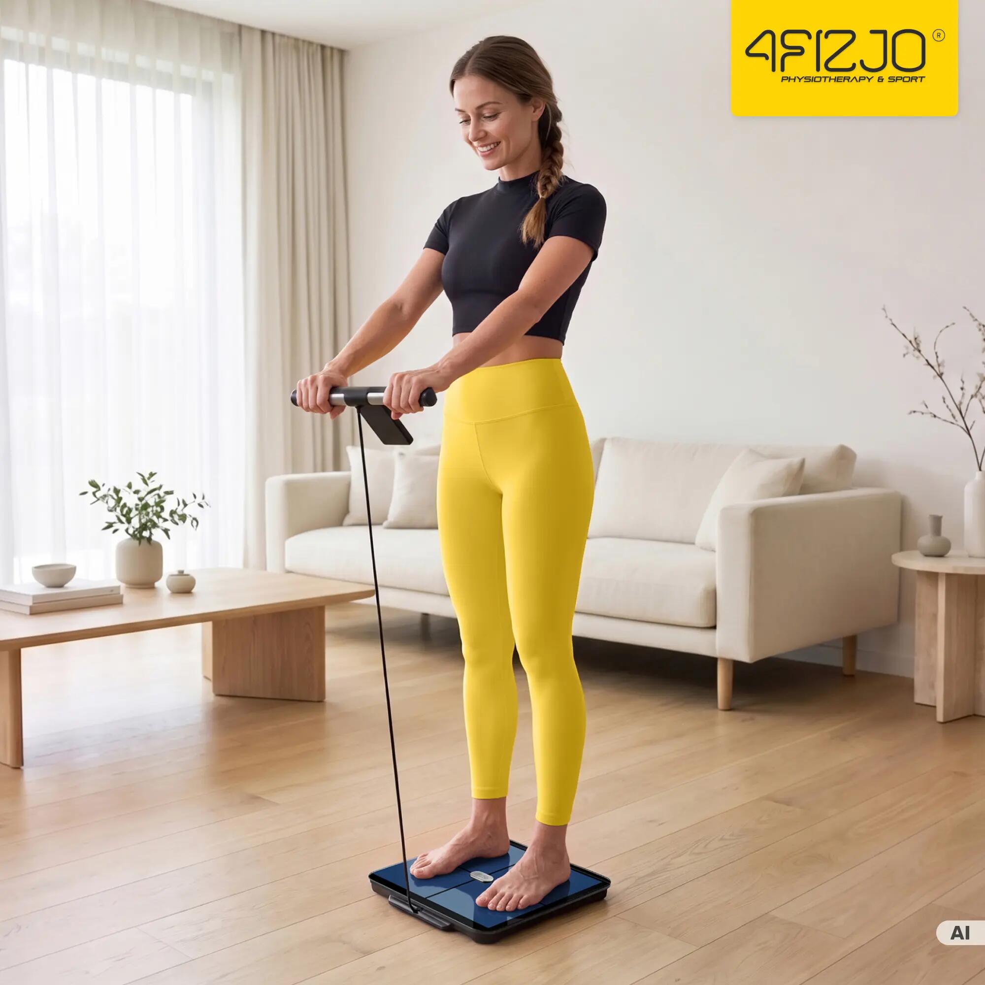 Waga łazienkowa elektroniczna do 200 kg EliteMeasure inteligentna 4FIZJO 12/15