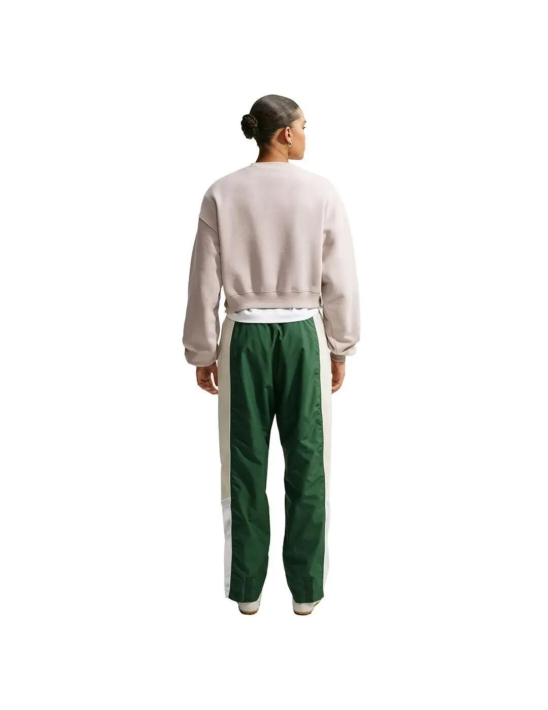 Camisolas de lã polar para Mulher Nike Studio fleece Bege. 5/5