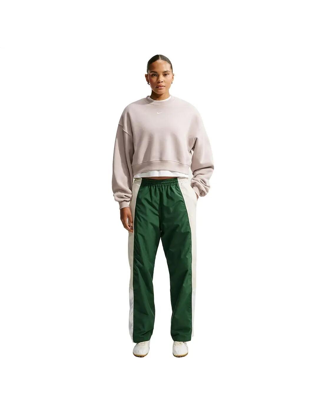 Camisolas de lã polar para Mulher Nike Studio fleece Bege. 4/5