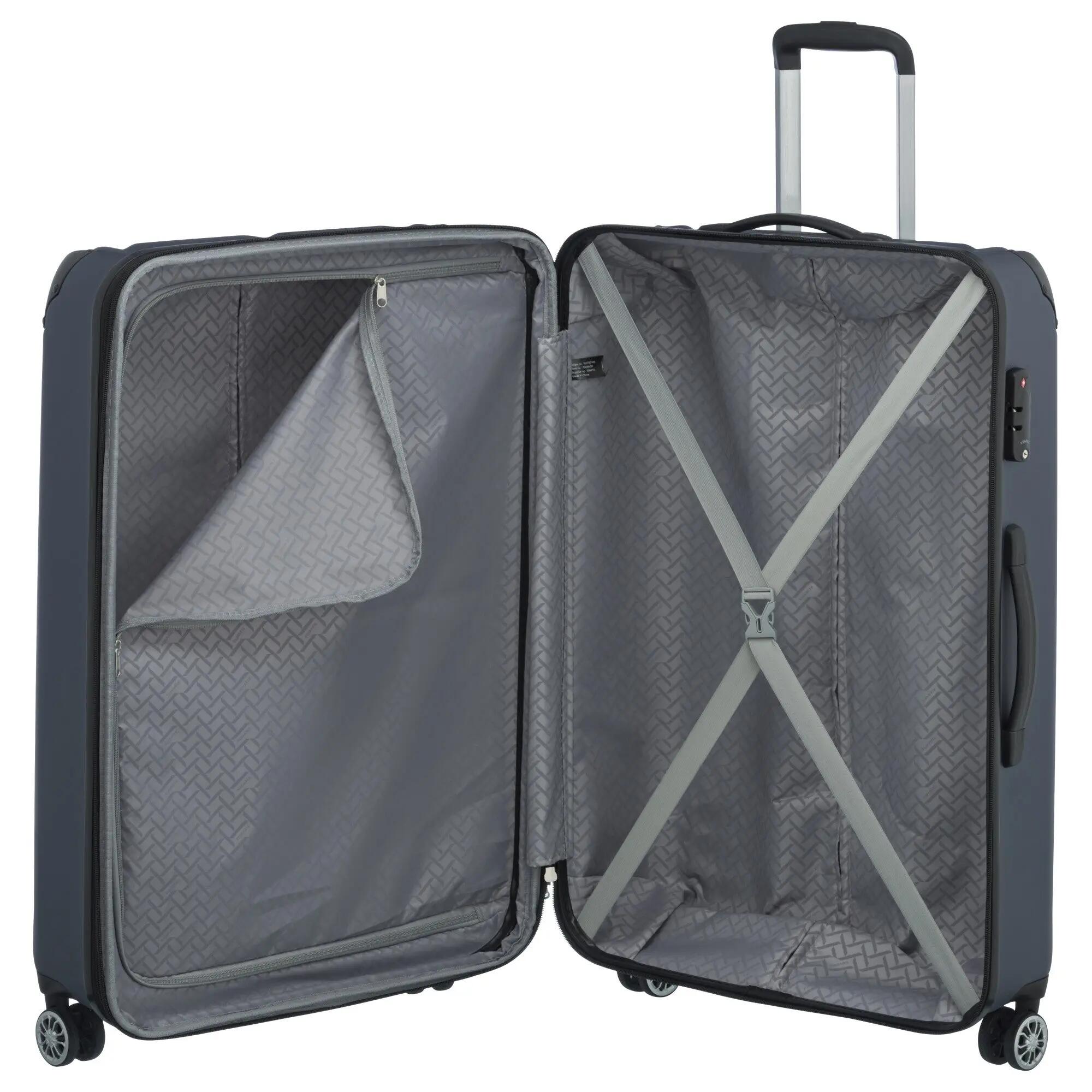Travelite City - 4-Rollen-Trolley erw. L 77 cm 6/7