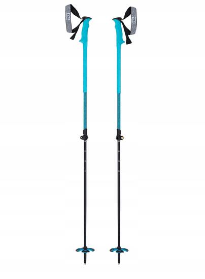Erwachsene - alpiner skisport - skistock - verstellbar - North - blau/schwarz