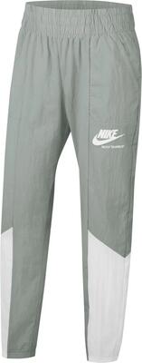 Broek - sportkleding - meisjes - nike heritage - geweven, loose fit - grijs