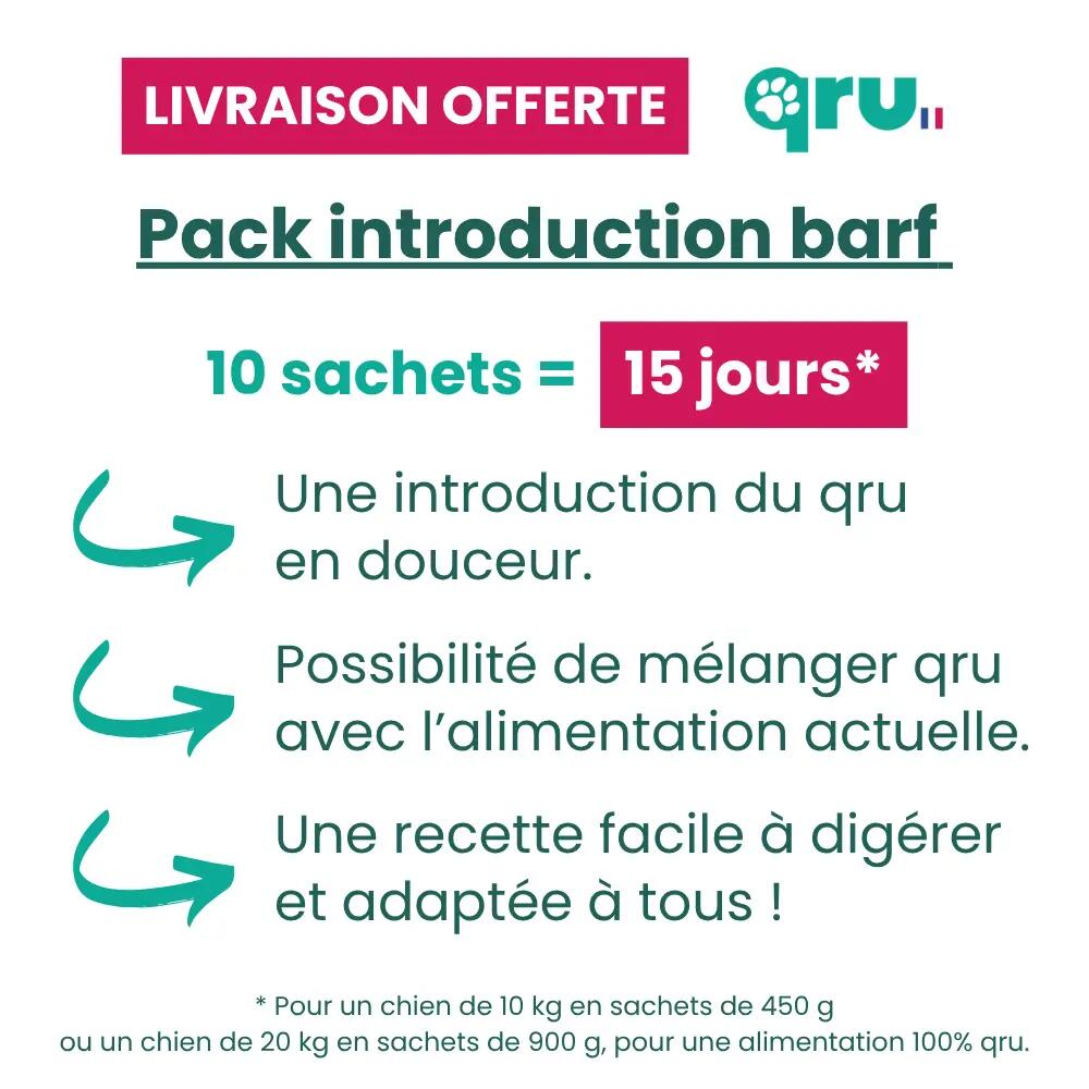 Repas BARF chien – Poulet Intro − 10 x 450 g 2/7