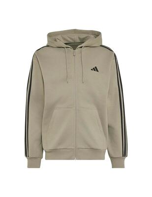 Felpe in pile per uomo Adidas Essentials verde.