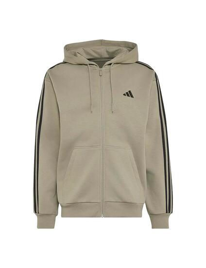 Felpe in pile per uomo Adidas Essentials verde.