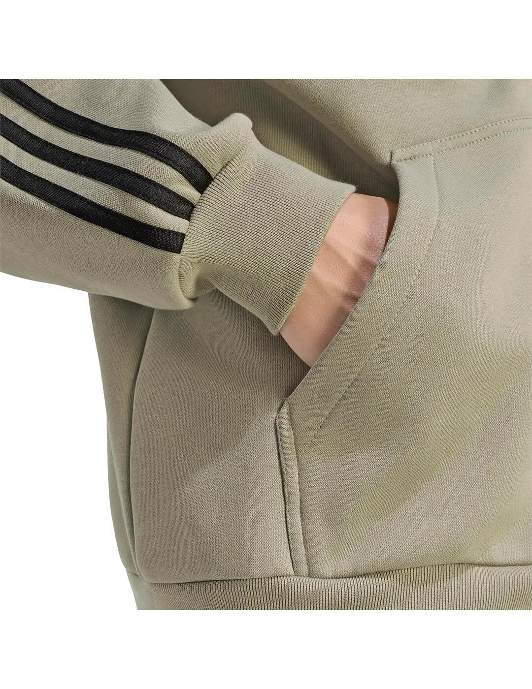 Sweatshirts polaires pour homme Adidas Essentials Vert. 5/5