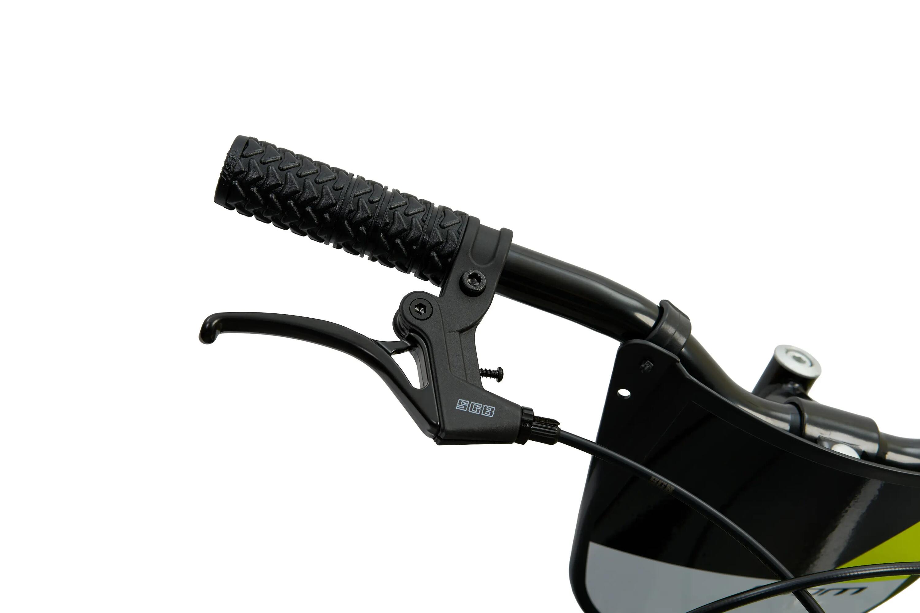 Rower Dziecięcy ROCKSTAR 20" z Bidonem Lekki Żółty 5/6