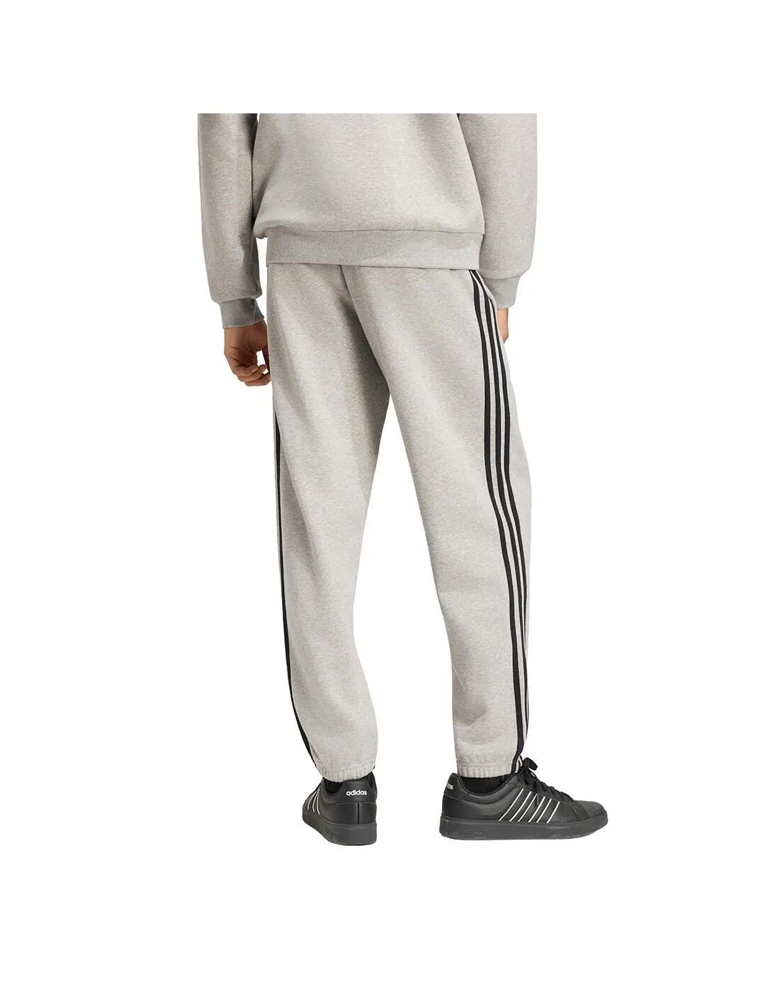 Hose für Herren Adidas 3s fl Grau. 3/6