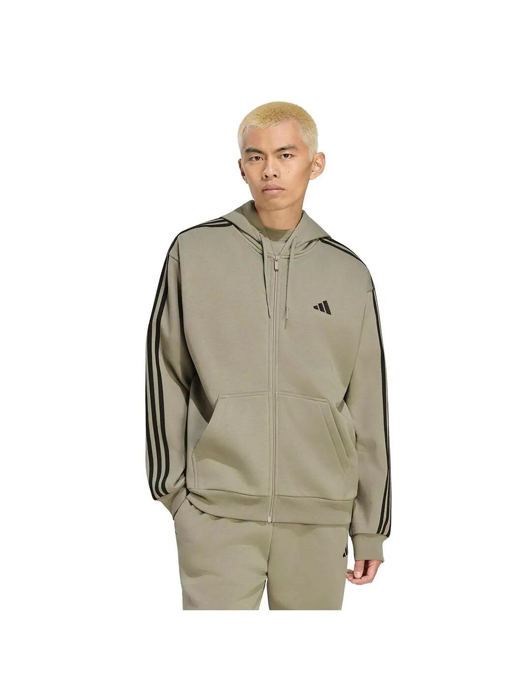 Sweatshirts polaires pour homme Adidas Essentials Vert. 2/5