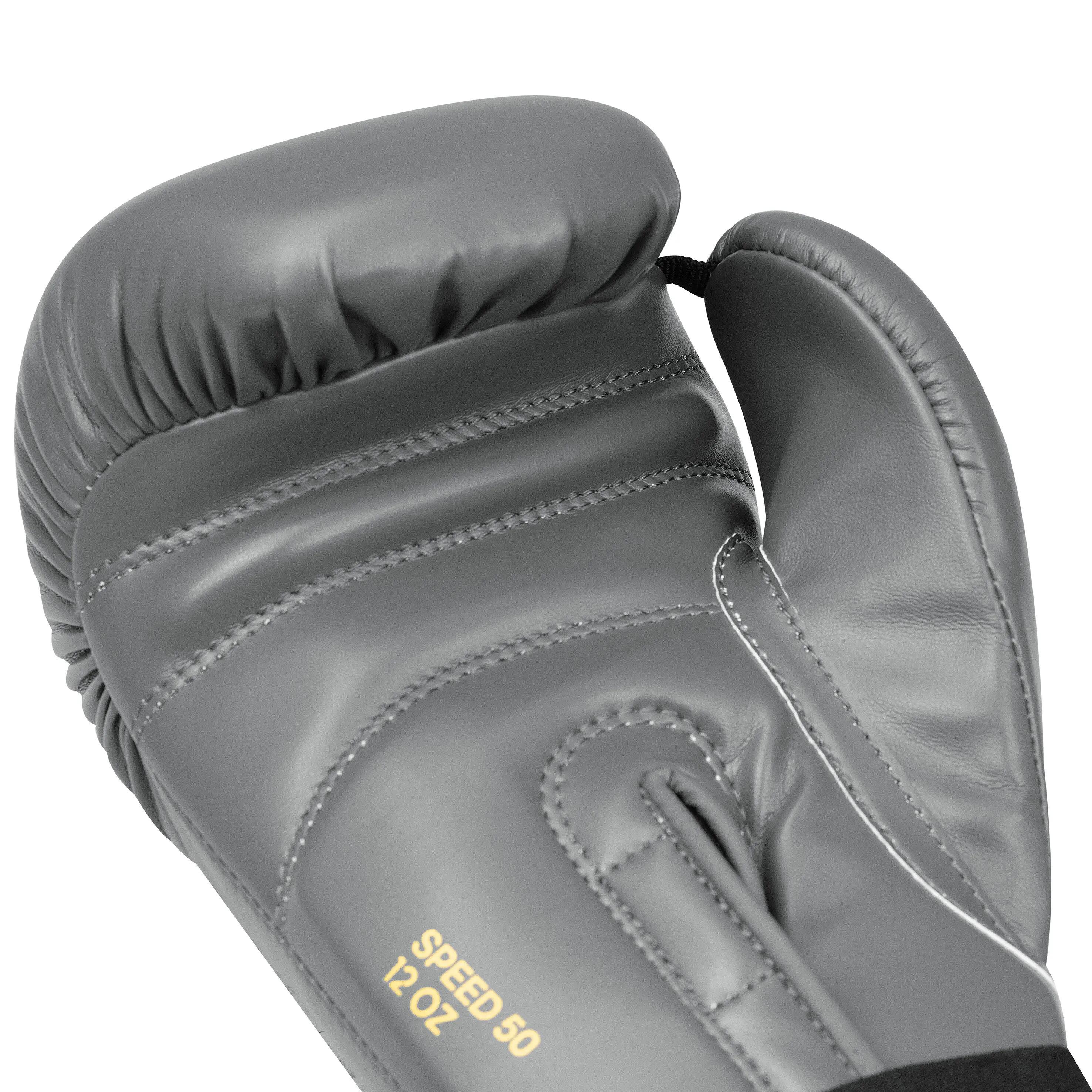 Gants de boxe Speed 50 - Gris/Or - 12 oz 7/7