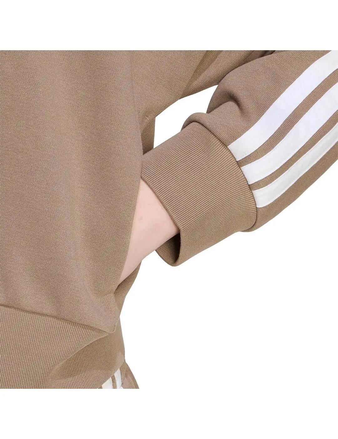 Sudaderas jerseys polares para Mujer Adidas Essentials Marrón 5/5