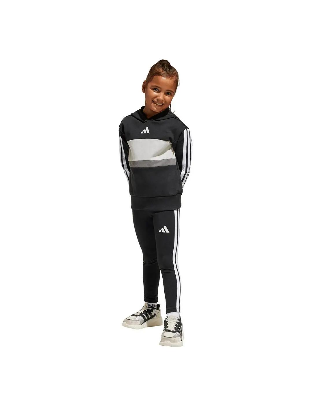 Ensemble pour fille Adidas Essentials Noir. 2/7