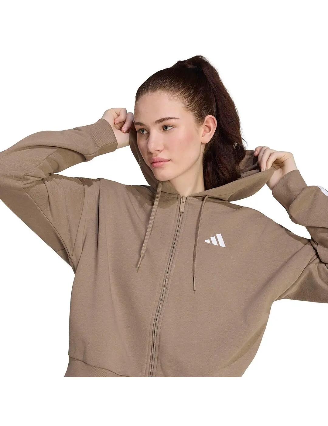 Sudaderas jerseys polares para Mujer Adidas Essentials Marrón 4/5