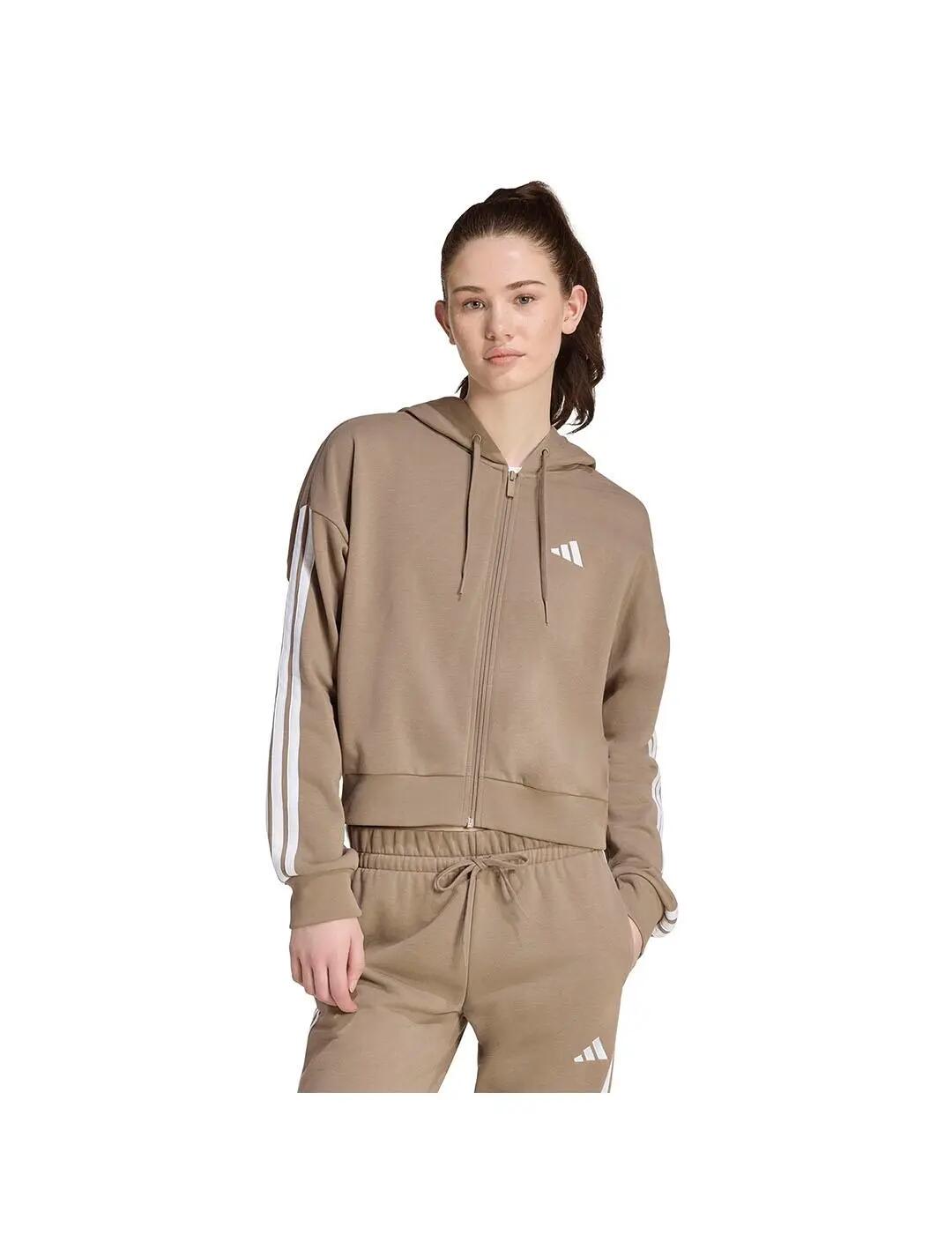 Sudaderas jerseys polares para Mujer Adidas Essentials Marrón 2/5