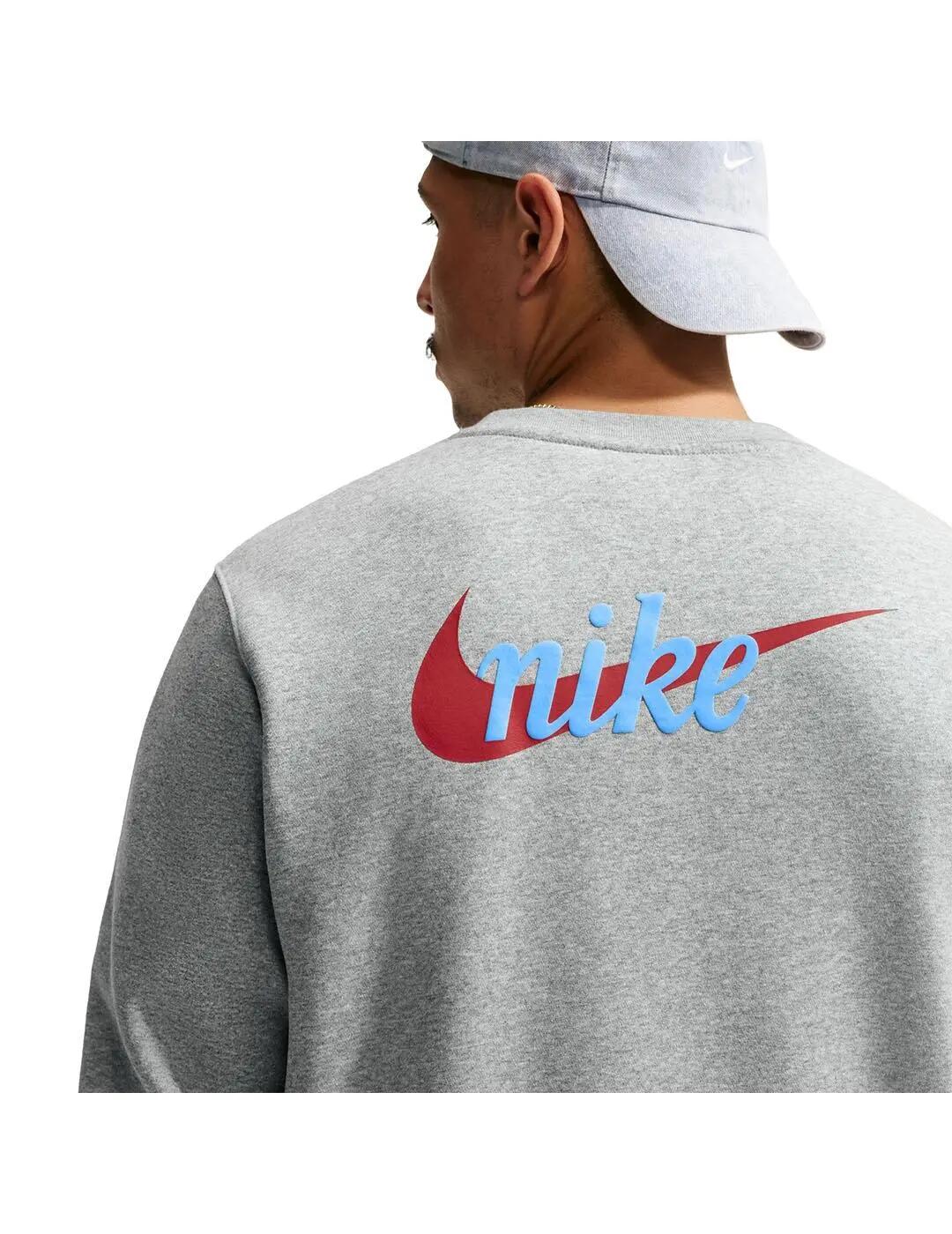 Sudaderas jerseys polares para Niño Nike Club Gris 2/5