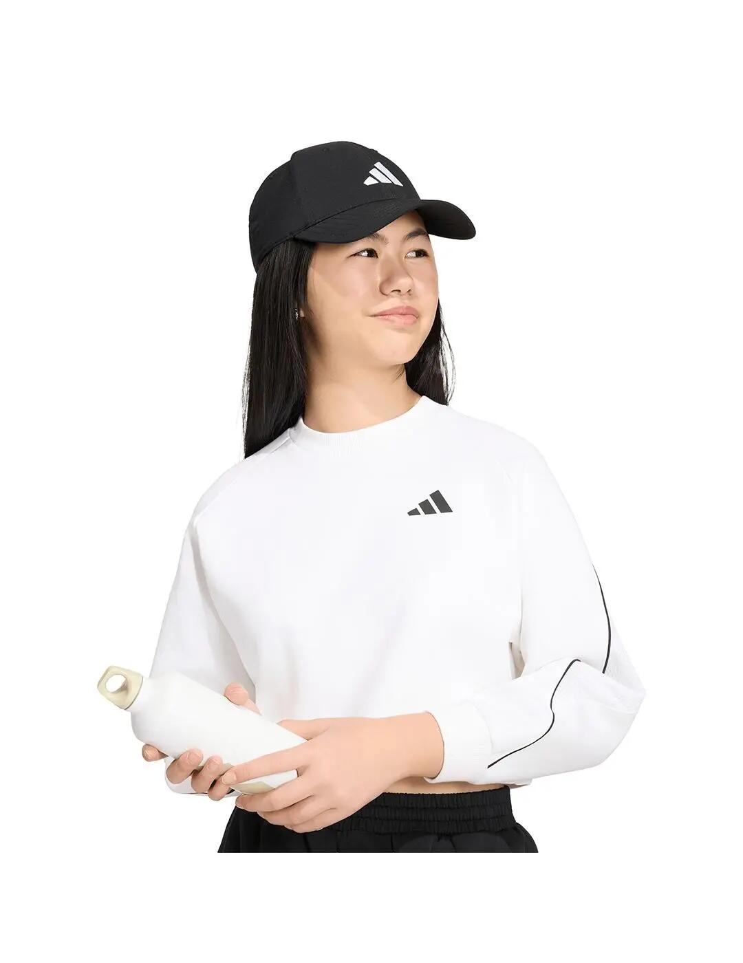 Sweatshirts polaires pour enfant Adidas Stadium Blanc. 4/5