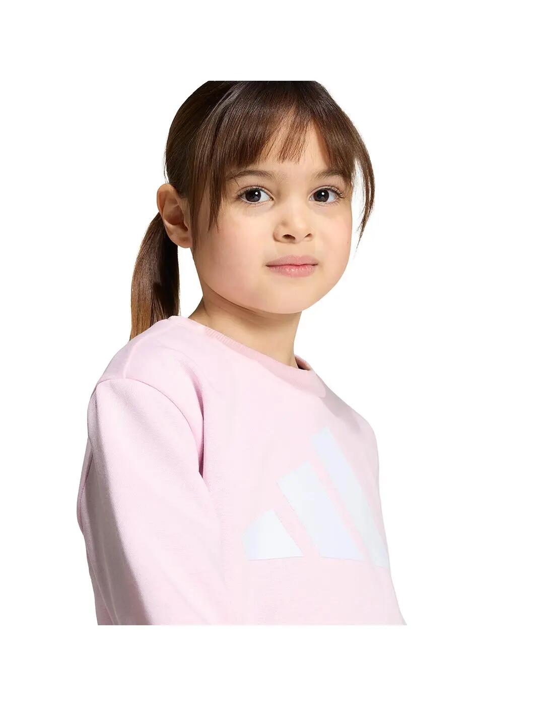 Sweatshirts polaires pour fille Adidas Essentials Rose. 5/12