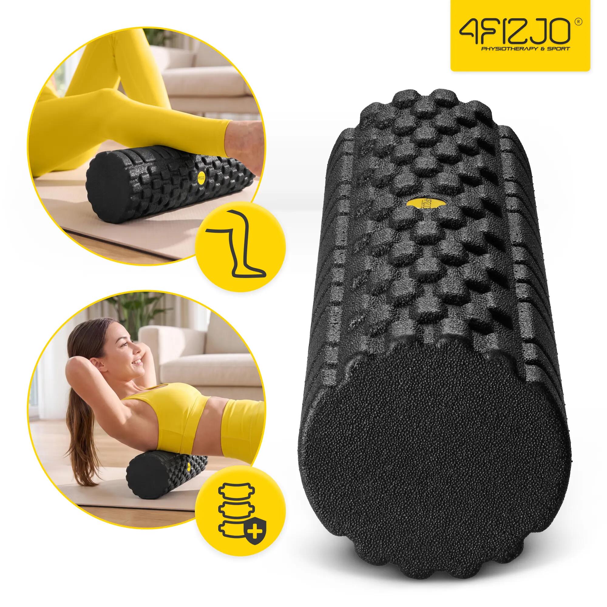 Roller do masażu z wypustkami 45cm wałek piankowy EPP 4FIZJO 7/14