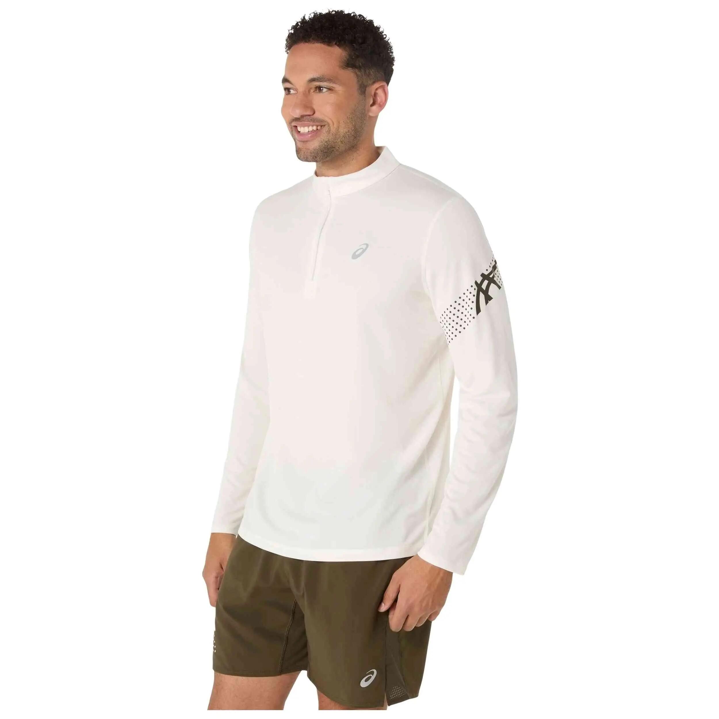 Sudadera Asics modelo ICON LS 1/2 ZIP para hombre 4/5