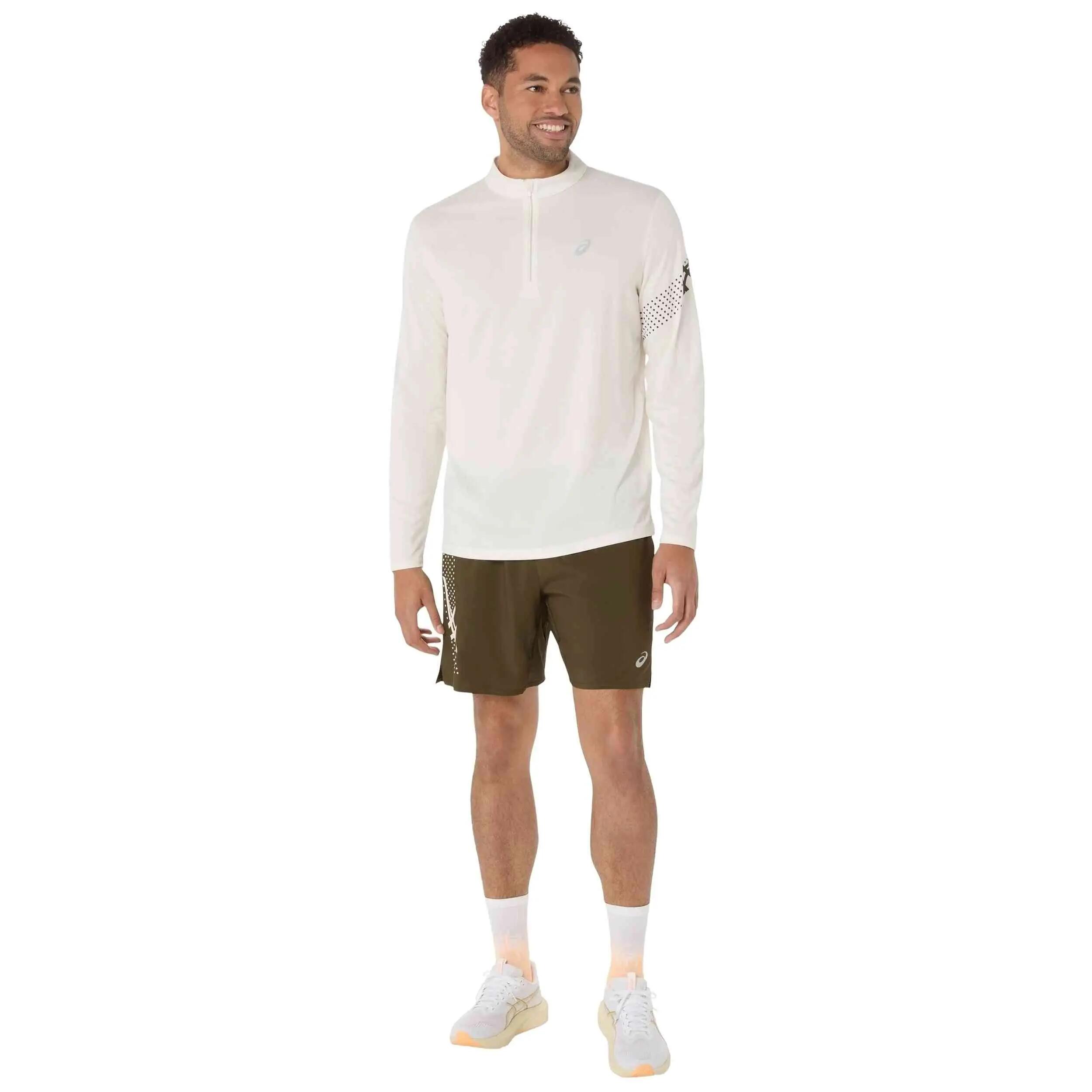 Sudadera Asics modelo ICON LS 1/2 ZIP para hombre 2/5