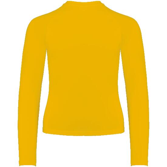 T-shirt double peau sport manches longues enfant - Sporty Yellow - 8/10 ans
